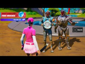 Claim Vbucks From the Visitor! How to Get Free Skin Codes (Fortnite Xp Glitch)