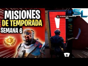 Como COMPLETAR TODAS las MISIONES DE TEMPORADA SEMANA 6 CAPITULO 3 FORTNITE