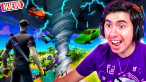 ENCUENTRO UN TORNADO y TORMENTA ELÉCTRICA en FORTNITE / MI REACCIÓN – JorgeIsaac115