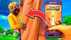 ESCÓNDETE O *CLASH ROYALE* en FORTNITE 😂😂 (divertido)