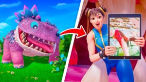 ESCÓNDETE O *MEME* en FORTNITE 😂😂 (divertido)