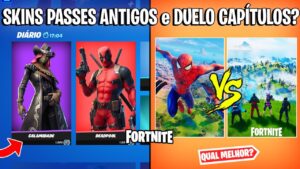 FORTNITE - COMPRAR SKINS PASSE ANTIGOS e CAPÍTULO 3 vs CAPÍTULO 2?