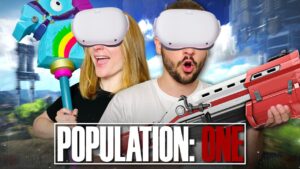 FORTNITE EN VR ? LE MEILLEUR BATTLE ROYALE VR ! POPULATION ONE OCULUS META QUEST 2