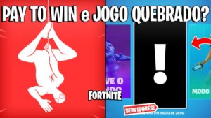 FORTNITE - GESTO QUE DÁ VANTAGEM e SERVIDORES DO JOGO QUEBRADOS?