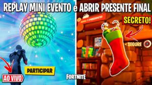 FORTNITE - PEGAR PRESENTE SECRETO, ATUALIZAÇÃO 2022 e MINI EVENTO AO VIVO