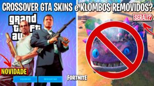 FORTNITE - SKINS GTA, SPOILER NOVAS SKINS e KLOMBOS BUGADOS?