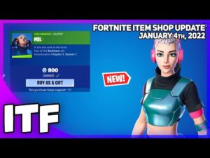 Fortnite Item Shop *NEW* MEL SKIN! [January 4th, 2022] (Fortnite Battle Royale)