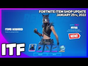 Fortnite Item Shop *NEW* WITCHING WING QUEST PACK! [January 25th, 2022] (Fortnite Battle Royale)