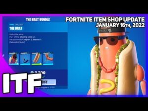 Fortnite Item Shop THE BRAT BUNDLE + MORE! [January 16th, 2022] (Fortnite Battle Royale)