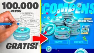 Fortnite pero lo que DIBUJO en la VIDA REAL lo CONSIGO...