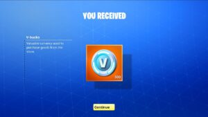 Fortnite sent FREE V-BUCKS!