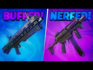 Huge Weapon Update In Fortnite Chapter 3 | Stinger SMG NERF, MK Seven NERF, Auto Shotgun BUFF