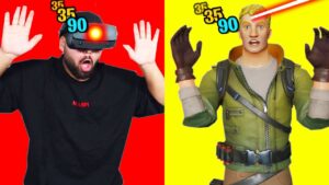ICH spiele Fortnite mit einer VR-BRILLE! !