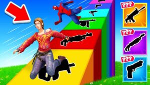 Je suis OBLIGÉ de GLISSER dans ce DEATHRUN Fortnite