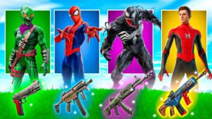 LA RANDOM SKIN CHALLENGE DI SPIDERMAN SU FORTNITE!