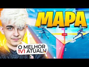 MELHOR MAPA DE 1V1 DO FORTNITE…TÁ MUITO CLEAN!!!