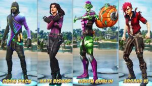 *NEW* Upcoming Encrypted Cosmetics! Green Goblin, Hawkeye, Arcane Vi, Crew Pack & Icon Series Emotes