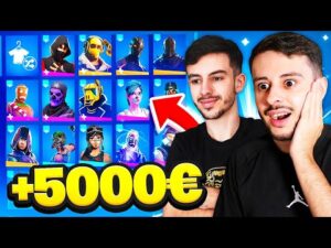 NEXTAZ est CHOQUÉE de mon  CASIER FORTNITE !!(+5000€)