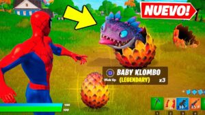 NUEVO BOSS BEBE KLOMBO en FORTNITE 😱😍 HUEVOS de BEBE KLOMBO ACTUALIZACION FORTNITE