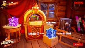 OPEN 15th PRESENT NOW IN FORTNITE!