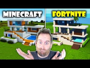 Remaking Minecraft Builds in Fortnite in Just 26 MIN?!