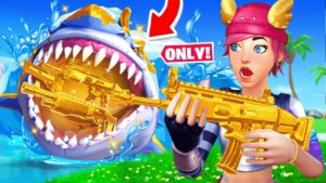 SHARK LOOT *ONLY* Challenge in Fortnite!