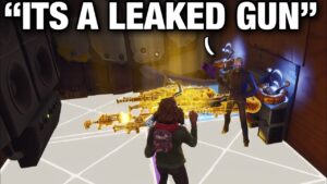 Scammer has NEW LEAKED 2022 MODDED GUN!! 😱🤯 (Scammer Get Scammed) Fortnite
