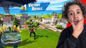 TILTED est de retour avec la RÉSOLUTION ÉTIRÉ sur Fortnite Battle Royale ! (Y a un DINOSAURE)