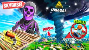 TORNADO vs SKYBASE w Fortnite! 🌪️ (YOUTUBER W GRZE!)