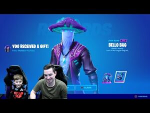 TRUMAnn Giving My 8 Year Old Kid NEW MADCAP Fortnite Skin - Unlocking Mushroom Madcap Epic Skin