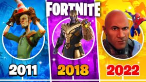 The EVOLUTION of FORTNITE 2011 – 2022