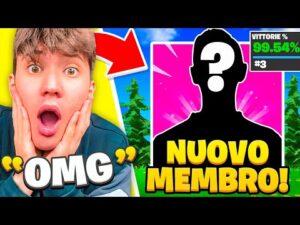 VI SVELO FINALMENTE IL NUOVO MEMBRO DEL TEAM!😱 Fortnite ITA