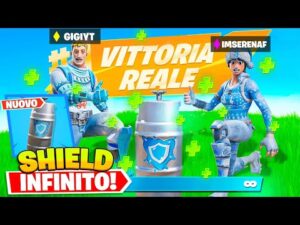 VINCIAMO usando la *NUOVA* Bombola-Scudo! *TROPPO FORTE* Capitolo 3 Fortnite ITA!