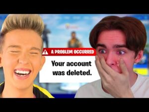 YOUTUBERS VÄLJER - RADERAR FORTNITE...