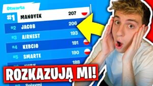 YouTuberzy ROZKAZUJĄ MI na TURNIEJU w Fortnite