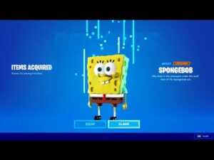 der *NEUE* Spongebob Skin in Fortnite 😍