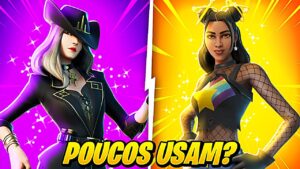 10 SKINS LEGAIS QUE SÃO POUCO USADAS NO FORTNITE! #3