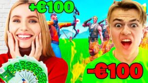 100€ OGNI KILL della MIA RAGAZZA su FORTNITE! *FACE REVEAL*