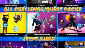 All Challenge/Quest Packs Item Shop Showcase! Fortnite