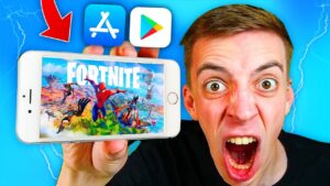 ClashGames SPIELT ZUM 1. MAL auf dem HANDY FORTNITE und DANN… 😱