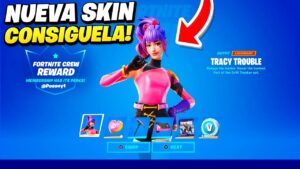 Como CONSEGUIR GRATIS la NUEVA SKIN de *TRACY TROUBLE* en FORTNITE 😱🔥 CLUB de FORTNITE de MARZO