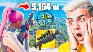 DESCOBRI A DISTANCIA MÁXIMA DA NOVA DOZE SNIPER!! - FORTNITE VERDADE OU MENTIRA ATUALIZAÇÃO