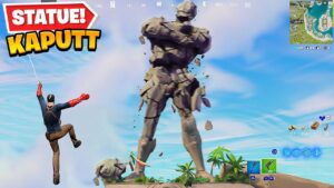 Es ist vorbei 🥺 die Statue ZERBRICHT in Fortnite