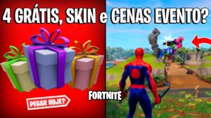 FORTNITE - 4 RECOMPENSAS GRÁTIS, EVENTO FINAL CONCEPT e NOVA SKIN?