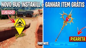 FORTNITE - DUAS PICARETAS GRÁTIS, LOCAL INSTAKILL e DESAFIOS PRORROGAÇÃO?