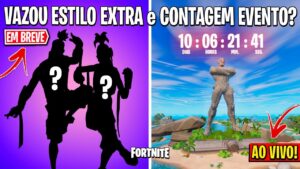 FORTNITE - EVENTO FINAL COMEÇANDO, TELAS TREMENDO e PISTOLA AUTOMÁTICA