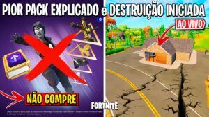 FORTNITE - EVENTO FINAL COMEÇOU, TUDO SOBRE OS TERREMOTOS e SKIN CLUBE DE MARÇO