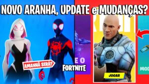 FORTNITE - NOVO HOMEM-ARANHA, UPDATE FUNDAÇÃO e MUDANÇA MAPA?