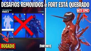 FORTNITE - NOVOS TERREMOTOS, ESCUDOS BUGADOS e ERRO DESAFIOS FUNDAÇÃO