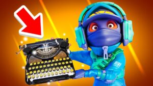 FORTNITE with a TYPEWRITER!